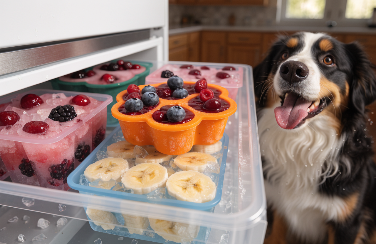 Frozen Dog Treats: 9 Mini Treat Ideas for Your Freezer
