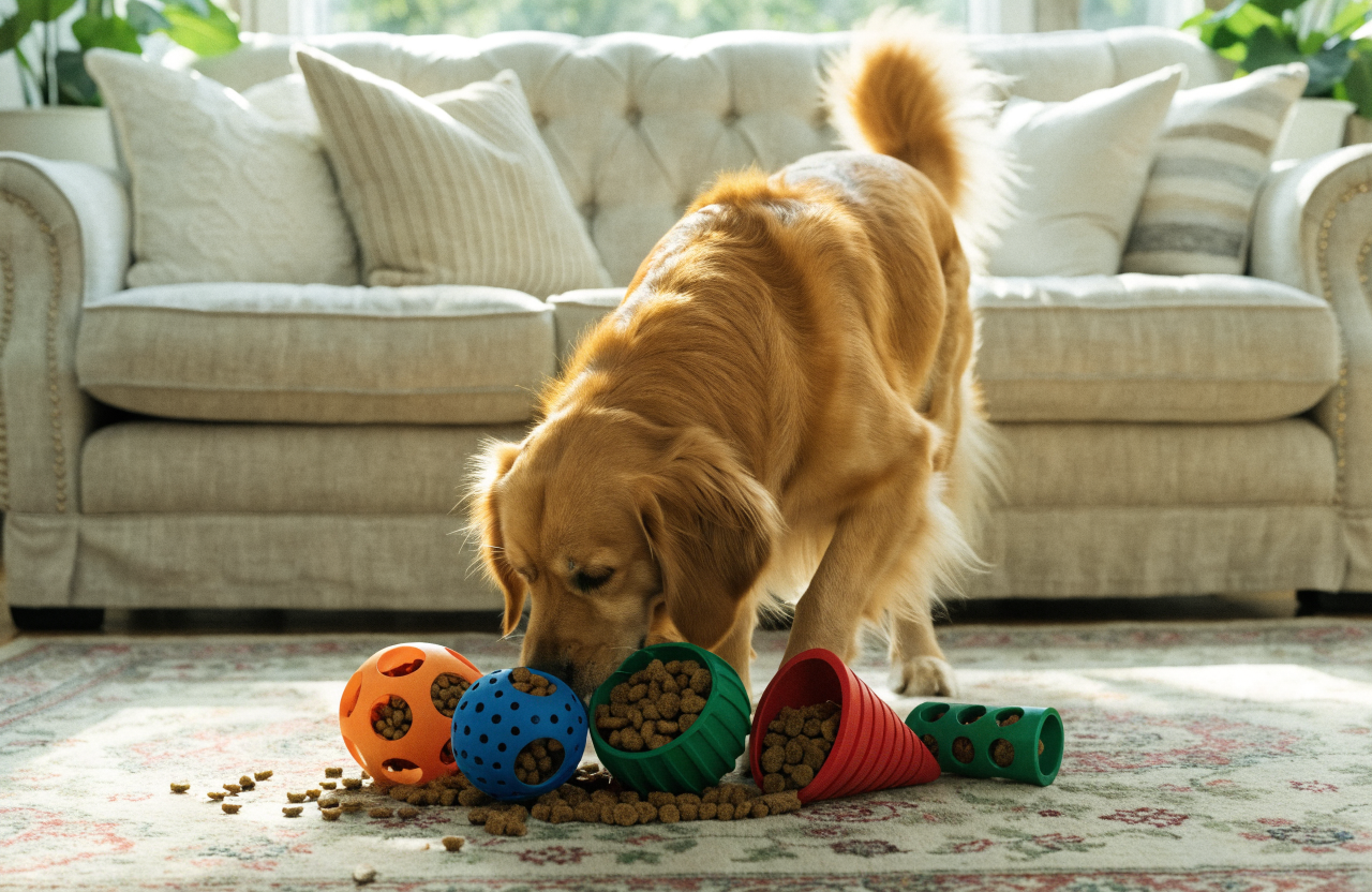 Golden Retriever Enrichment: 9 Games to Mix Up Playtime