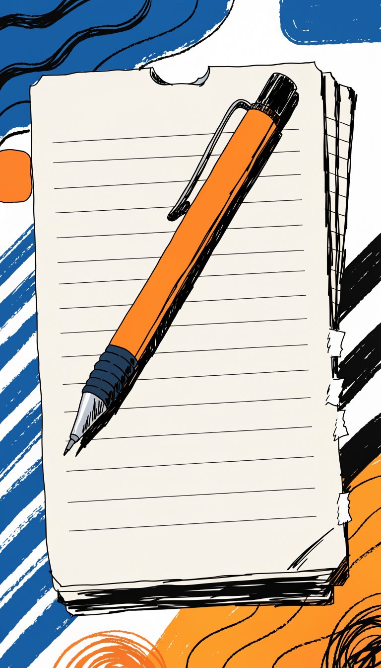 Closeup of a blank printable puppy budget planner page with a pencil