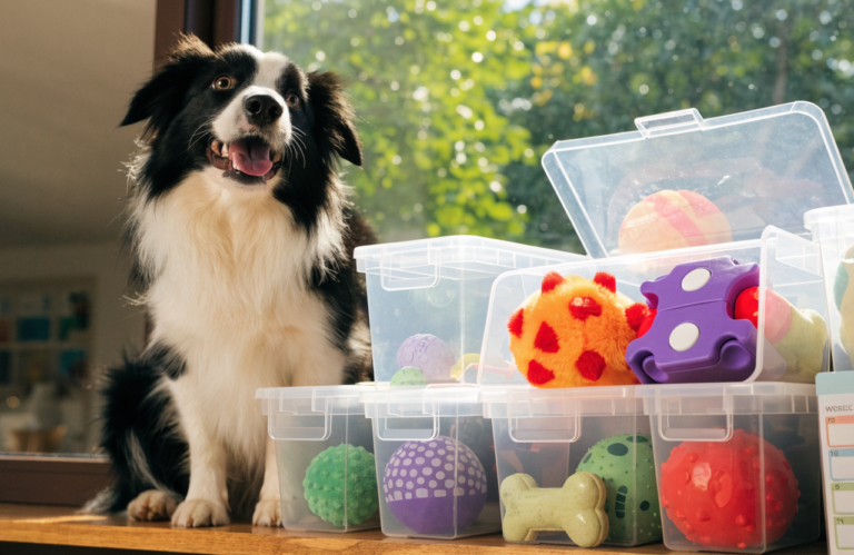 Dog Toy Rotation: A Weekly Planner for Fresh Playtime Ideas
