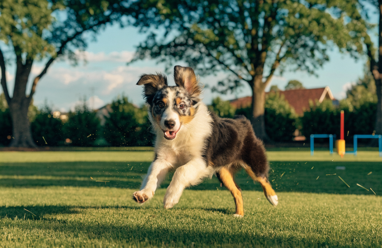 Australian Shepherd Puppy Routine: Balance Play, Training, and Rest
